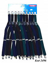 картинка Topgal Підтяжки  середні ОДНОТОН кольорові 10 шт магазин Одежда+ являющийся официальным дистрибьютором