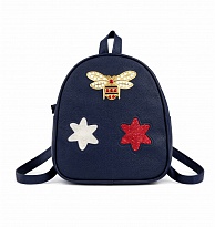 картинка Tr Рюкзак шкірозамінник h25см,ширина22дно-7(1відділ) малютка нашивки 1шт магазин Одежда+ являющийся официальным дистрибьютором в России 