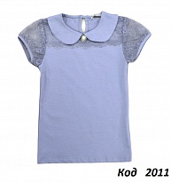 картинка Tr Кофта-блуза короткий рукав BNN 6624  140-176  4  магазин Одежда+ являющийся официальным дистрибьютором