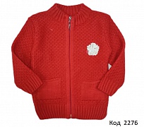 картинка Tr Кофта в'язана для дівчинки на замку ABEBE 4010    2,3,4 (86,92,98)   3 шт  магазин Одежда+ являющийся официальным дистрибьютором