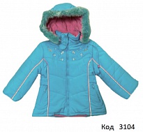 картинка ,Ch Куртка для дівчинки синтапон на флісі 92-104  4(3) шт магазин Одежда+ являющийся официальным дистрибьютором