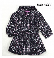 картинка Плащ для дівчинки на трикотажі MazaiaKids 2009  (110-134)  5 р. магазин Одежда+ являющийся официальным дистрибьютором